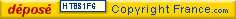 site web déposé sur Copyright France